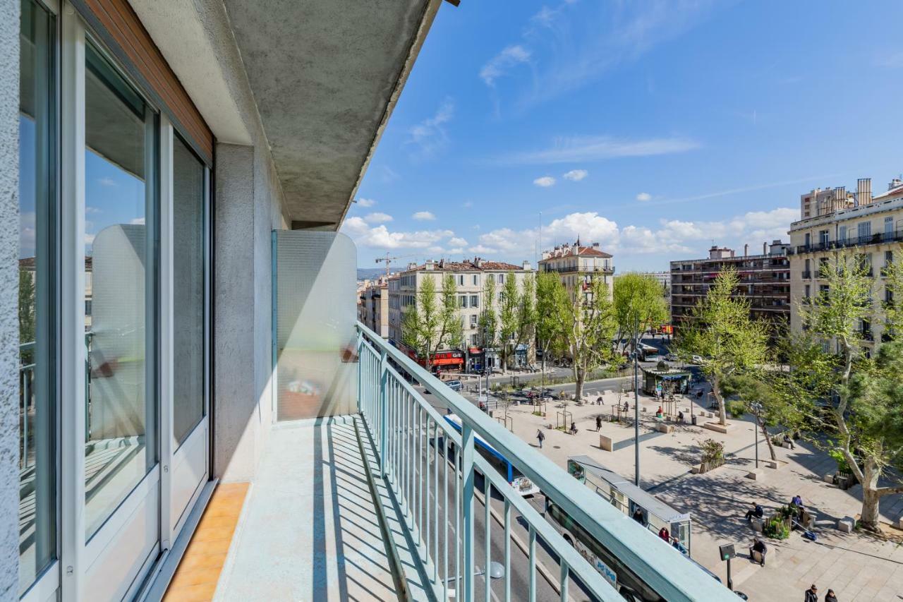 Teo Sud Les Balcons Du Nouveau Marseille, Lumineux, Spacieux Et Bien Equipe Luaran gambar