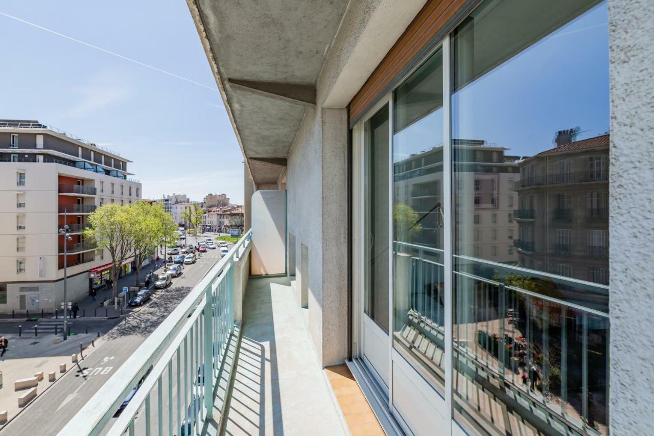 Teo Sud Les Balcons Du Nouveau Marseille, Lumineux, Spacieux Et Bien Equipe Luaran gambar